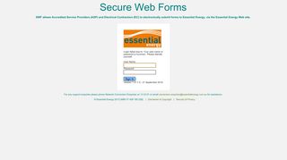 Secure Web Forms SWF allows Accredited Service Providers (ASP ...