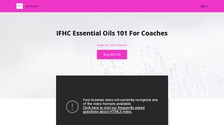 IFHC Essential Oils 101 For Coaches - The Institute for Functional ...