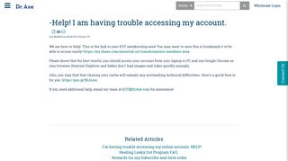 -Help! I am having trouble accessing my account. | Dr. Axe Support ...