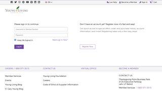 YL Virtual Office Login - YoungLiving.org