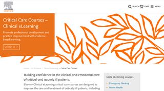 Critical Care Courses | Elsevier Nursing Suite | Elsevier