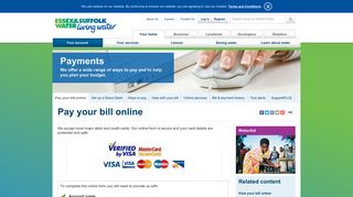 Essex & Suffolk Water - Pay your bill online