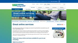 Essex & Suffolk Water - Great online services
