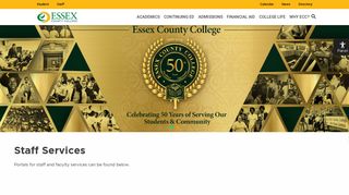 Staff Services - Essex County College