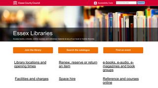 Essex Libraries - Essex County Council