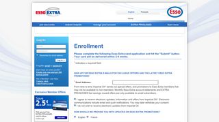 Enrollment - Esso Extra