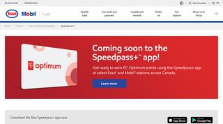 Speedpass+ Gas Payment App | Esso and Mobil