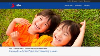Earning Esso Smiles Points and redeeming rewards
