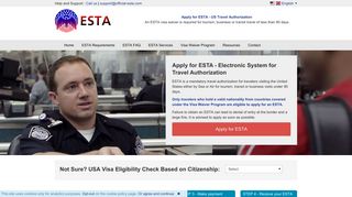 Official ESTA | Apply for a USA ESTA visa waiver to travel to America