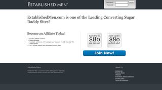 Become an Affiliate Today! - Established Men