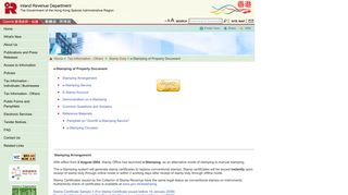 e-Stamping of Property Document - Inland Revenue Department