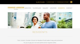 Resident Information and Portal | CrownRidge & Brookstone