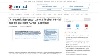 Automated allotment of General Pool residential accommodation (e ...
