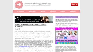 Renew - Cosmtology Licenses
