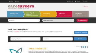 Estia Health Ltd - Care Careers