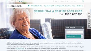 Estia Health Aged Care: Australian Aged Care | Aged Care Facilities ...