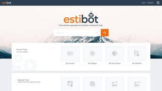 EstiBot.com - Domain Investment Tools