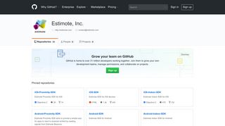Estimote, Inc. · GitHub