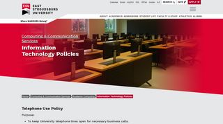 Information Technology Policies | Academic Computing | ESU