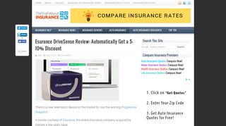 Esurance DriveSense Review: Automatically Get a 5-10% Discount ...