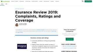 Esurance Review 2019: Complaints, Ratings and Coverage ...
