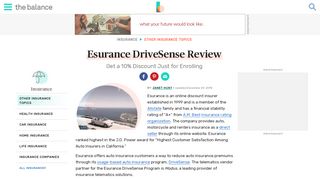 Esurance DriveSense Review - The Balance