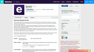 Esurance Reviews: 150 User Ratings - WalletHub