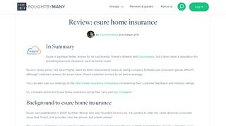 Review: esure home insurance - Bought By Many