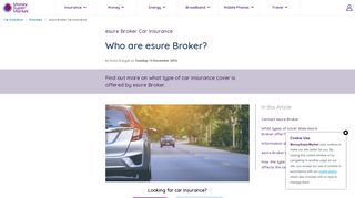 esure Broker Car Insurance & Contact Details | MoneySuperMarket