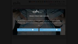 ESVPS - Candidates area log in