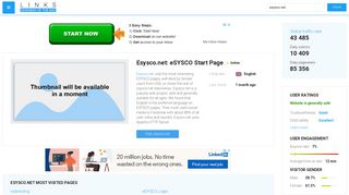 Visit Esysco.net - ESYSCO Start Page.