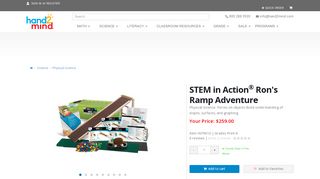 STEM in Action® Ron's Ramp Adventure | ETA hand2mind