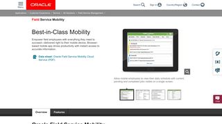 Field Service Mobility - Oracle