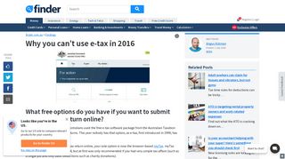 Why you can't use e-tax in 2016 | finder.com.au