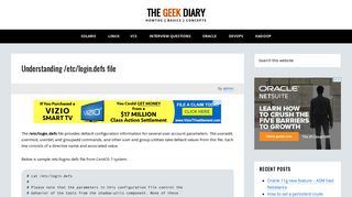 Understanding /etc/login.defs file – The Geek Diary