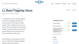 LL Bean Flagship Store | Freeport, USA Shopping - Lonely Planet
