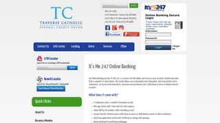 It's Me 247 Online Banking | Traverse Catholic Federal Credit Union