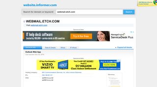 webmail.etch.com at WI. Outlook Web App - Website Informer