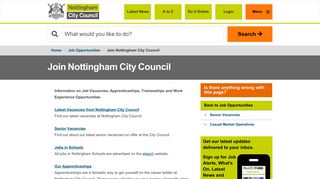 Join Nottingham City Council