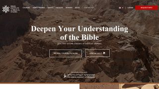 Israel Institute of Biblical Studies - Teacher Led Online Classes
