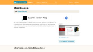 Eteambsa (Eteambsa.com) - SAP NetWeaver Portal - Easycounter