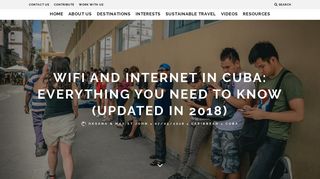 Wifi and Internet in Cuba: Everything You Need To Know [2018]