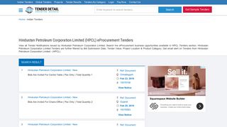 Hindustan Petroleum Corporation Limited Tenders - View Latest ...