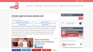 eTenet Login at secure.etenet.com | Online Login Guides