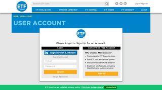 Login - ETF.com
