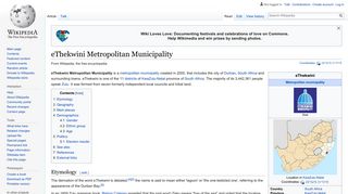 eThekwini Metropolitan Municipality - Wikipedia