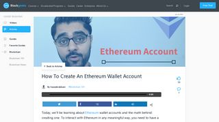 How To Create An Ethereum Account - Blockgeeks