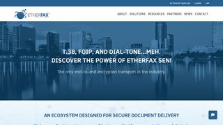 etherFAX: An Ecosystem for Secure Fax Data & Document Delivery