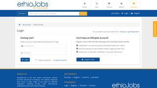 Employer Login/Registration - Ethiojobs