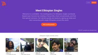 Ethiopian Singles - Ethiopia Personals - LoveHabibi